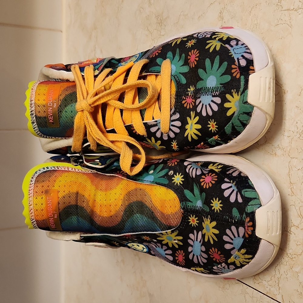 Nike KD 13 Easy Money Sniper AOP Floral Print Multi Color Shoes - Picture 2 of 10